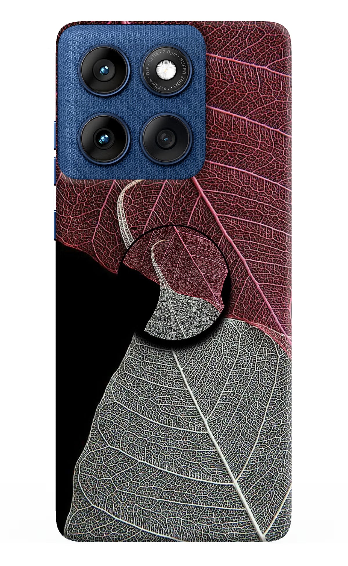 Leaf Pattern Moto Edge 60 Pop Case by Casekaro