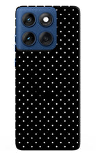 White Dots Moto Edge 60 Pop Case by Casekaro
