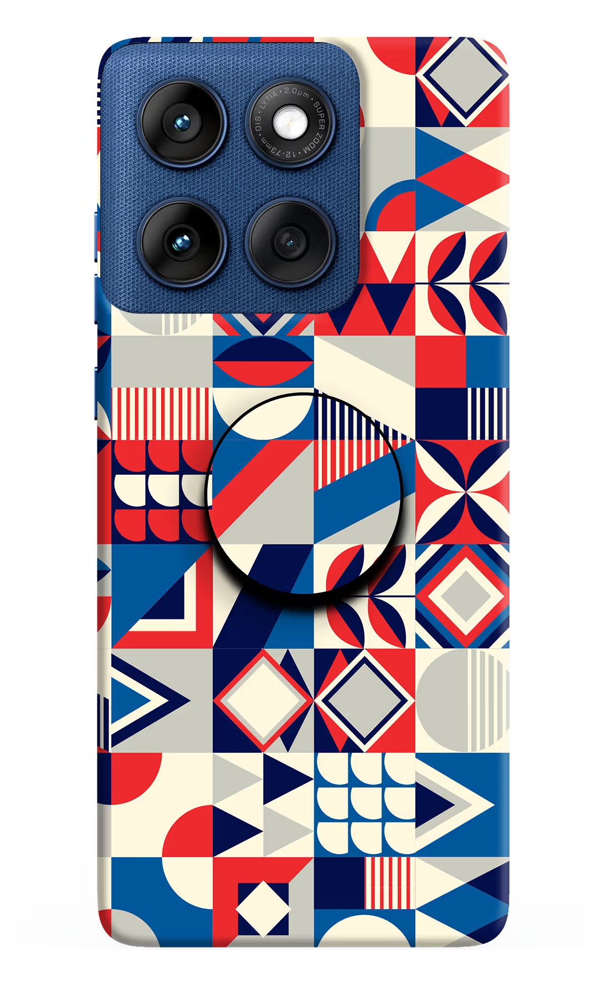 Colorful Pattern Moto Edge 60 Pop Case by Casekaro