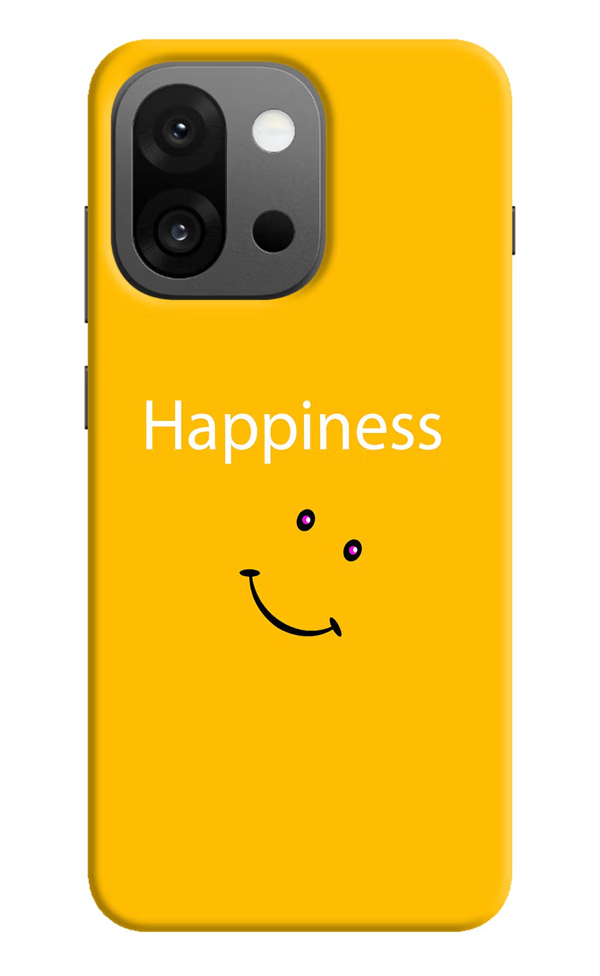 Happiness With Smiley OnePlus 13s Hard Case Back Cover by Casekaro