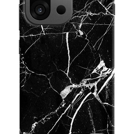 Black Marble Pattern OnePlus 13s Hard Case Back Cover by Casekaro