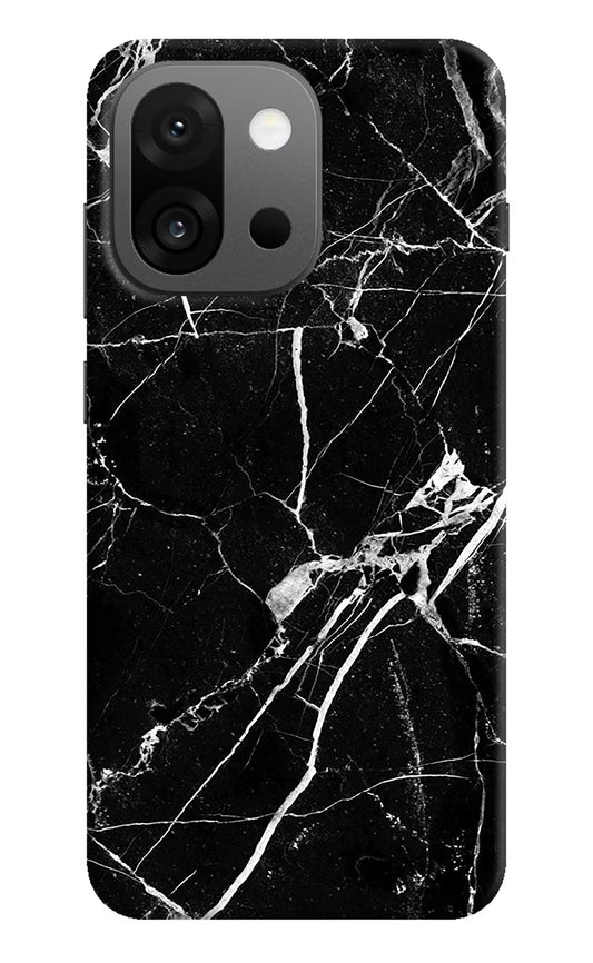 Black Marble Pattern OnePlus 13s Hard Case Back Cover by Casekaro