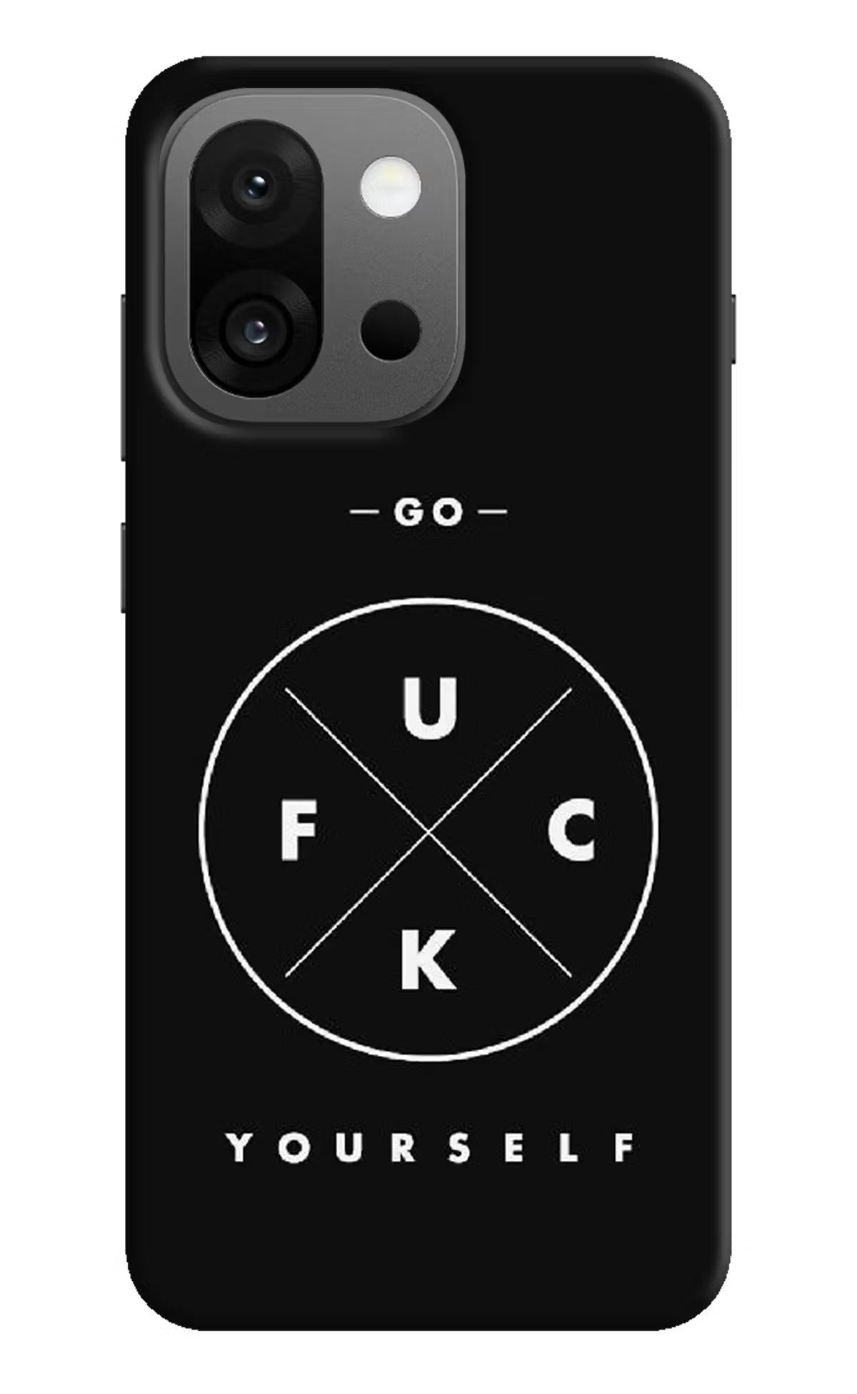 Go Fuck Yourself OnePlus 13s Hard Case Back Cover by Casekaro