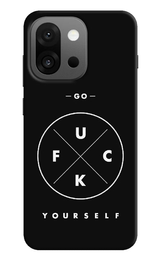 Go Fuck Yourself OnePlus 13s Hard Case Back Cover by Casekaro