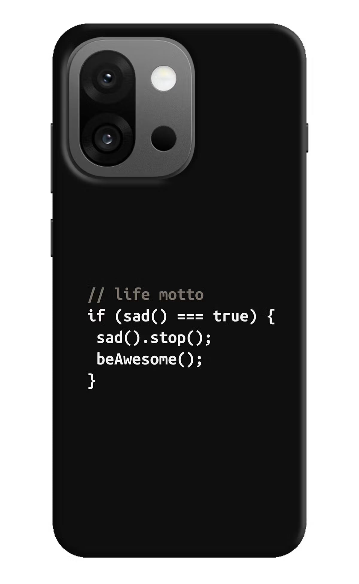 Life Motto Code OnePlus 13s Hard Case Back Cover by Casekaro