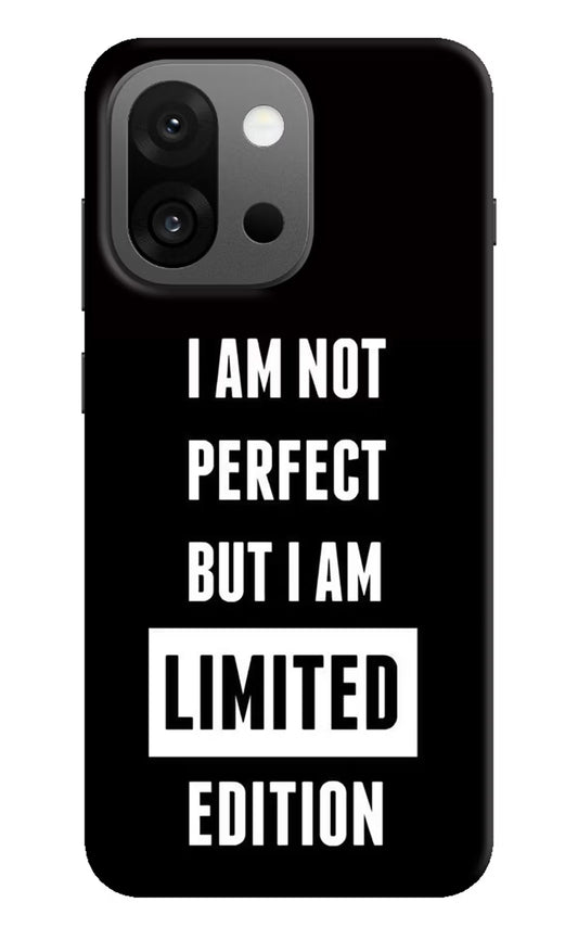 I Am Not Perfect But I Am Limited Edition OnePlus 13s Hard Case Back Cover by Casekaro