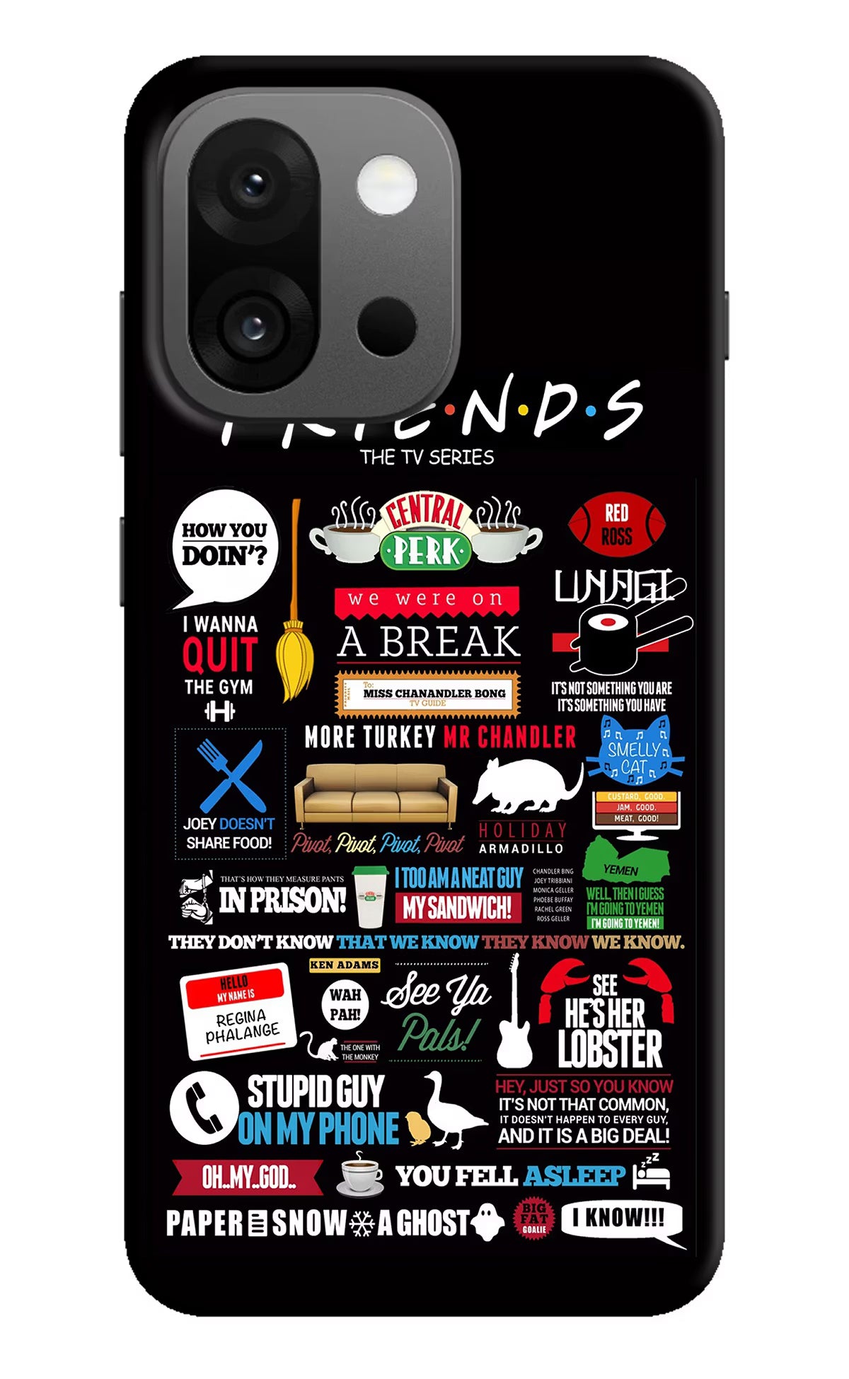 FRIENDS OnePlus 13s Hard Case Back Cover by Casekaro