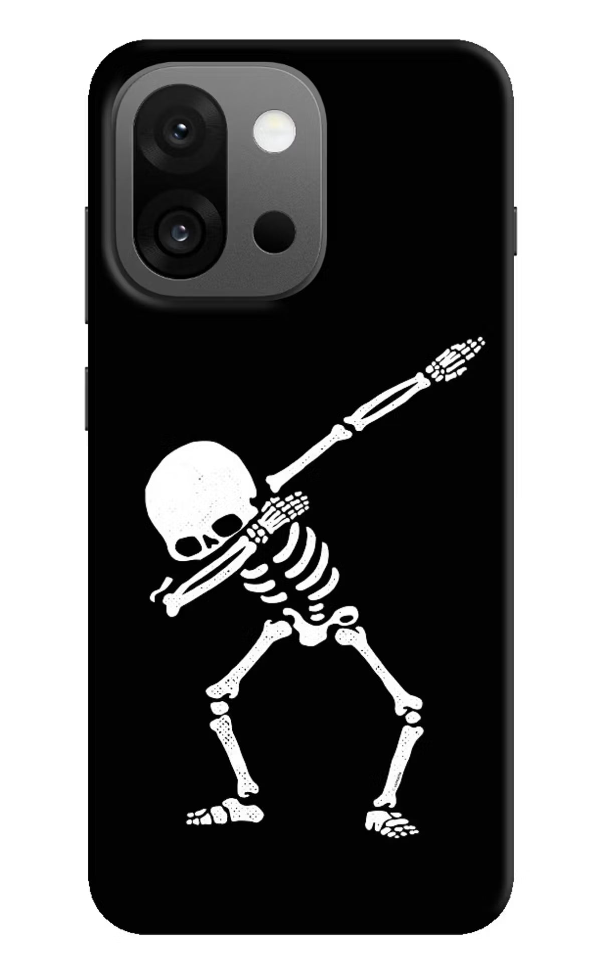 Dabbing Skeleton Art OnePlus 13s Hard Case Back Cover by Casekaro