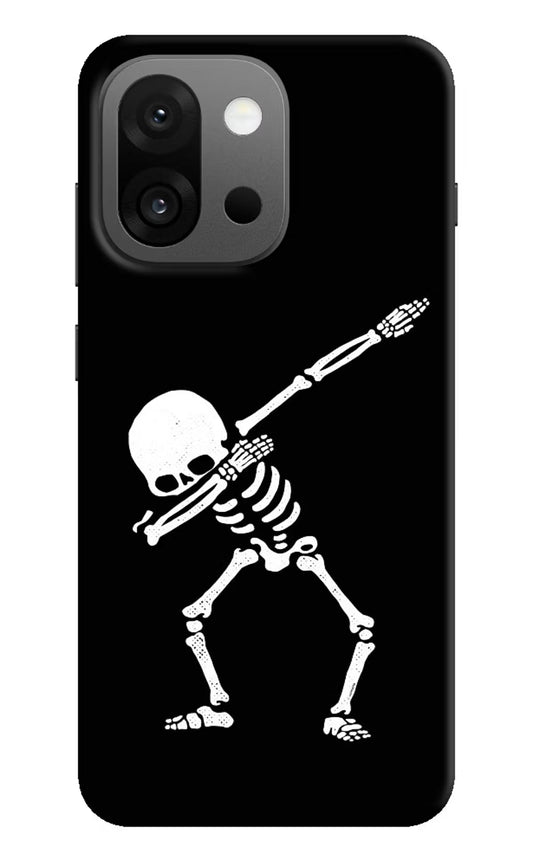 Dabbing Skeleton Art OnePlus 13s Hard Case Back Cover by Casekaro