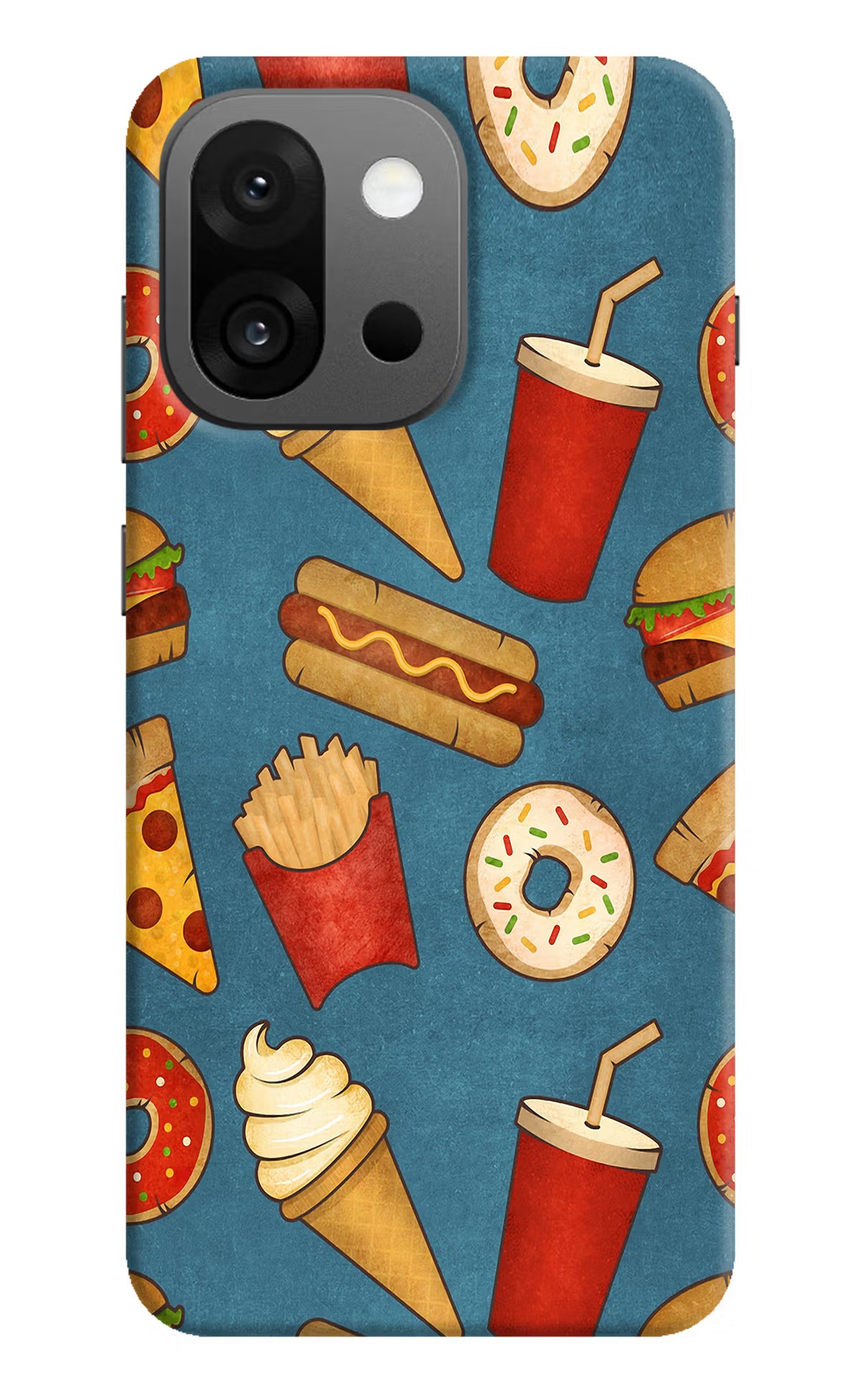 Foodie OnePlus 13s Hard Case Back Cover by Casekaro