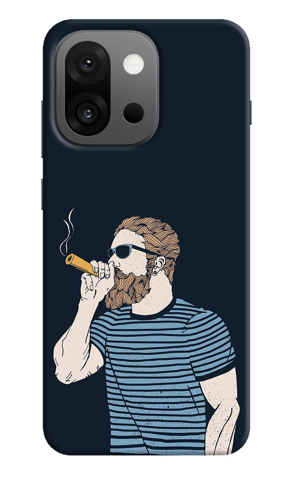 Smoking OnePlus 13s Hard Case Back Cover by Casekaro