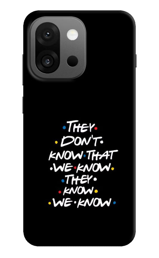 FRIENDS Dialogue OnePlus 13s Hard Case Back Cover by Casekaro