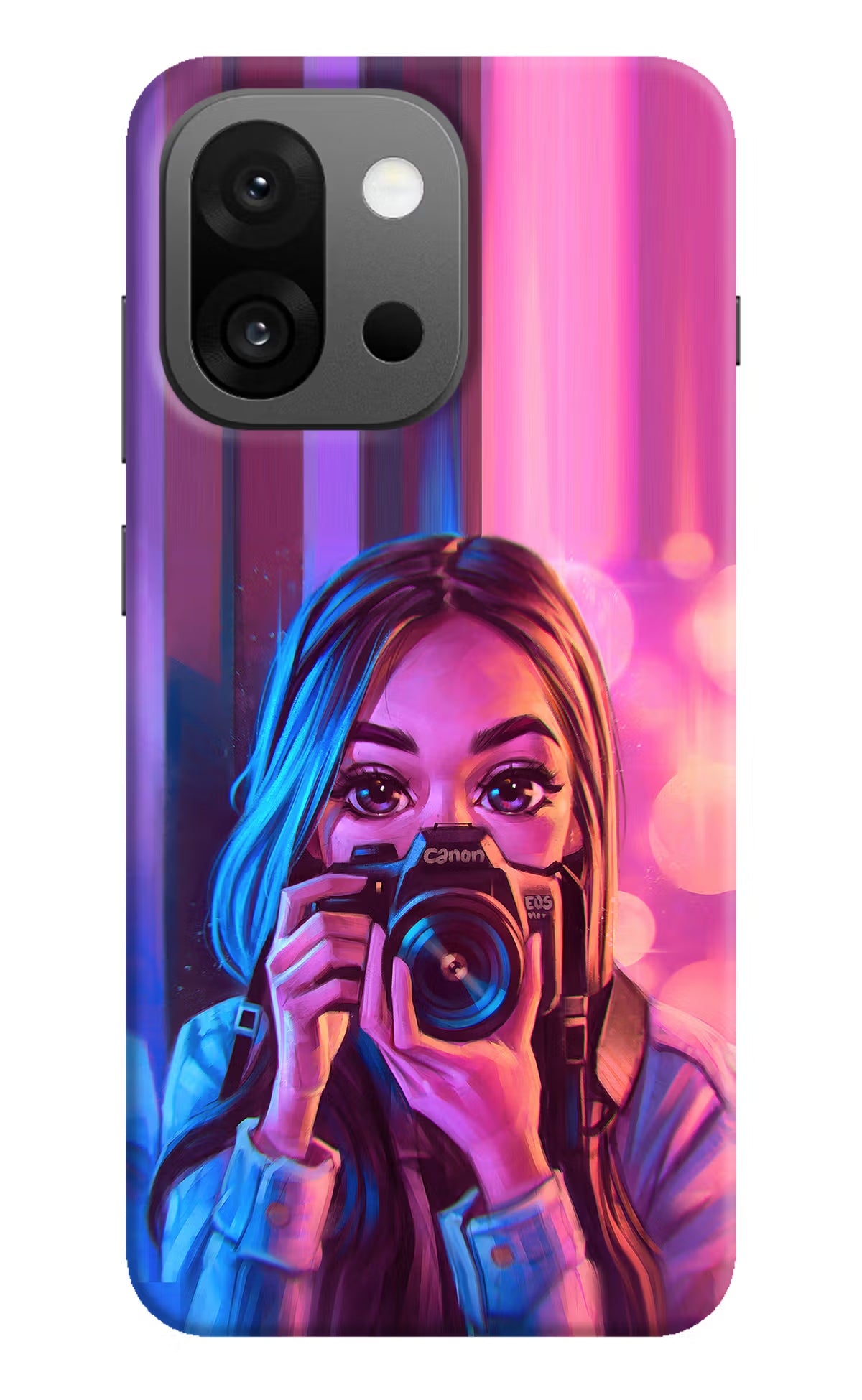 Girl Photographer OnePlus 13s Hard Case Back Cover by Casekaro