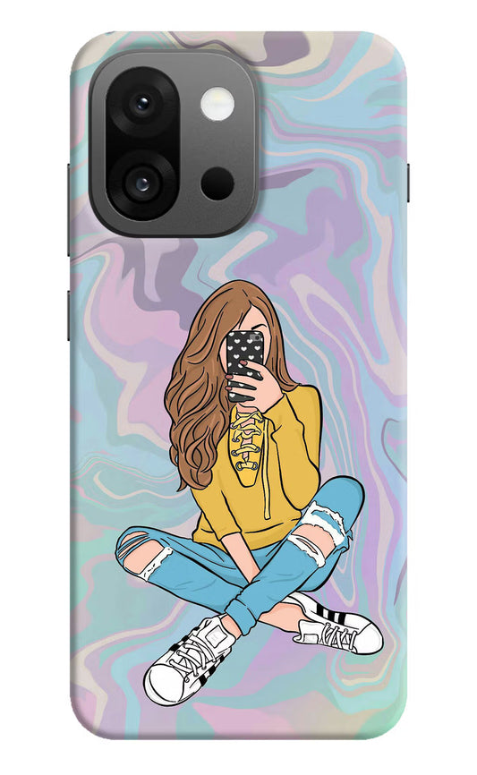Selfie Girl OnePlus 13s Hard Case Back Cover by Casekaro