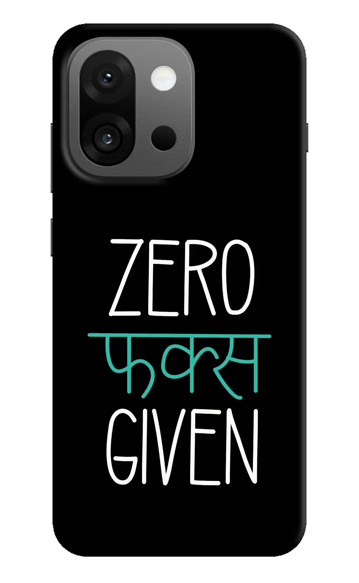 Zero Fucks Given OnePlus 13s Hard Case Back Cover by Casekaro