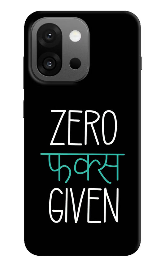 Zero Fucks Given OnePlus 13s Hard Case Back Cover by Casekaro