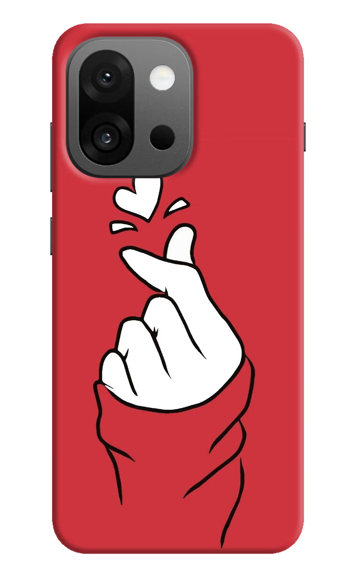 Korean Love Sign OnePlus 13s Hard Case Back Cover by Casekaro