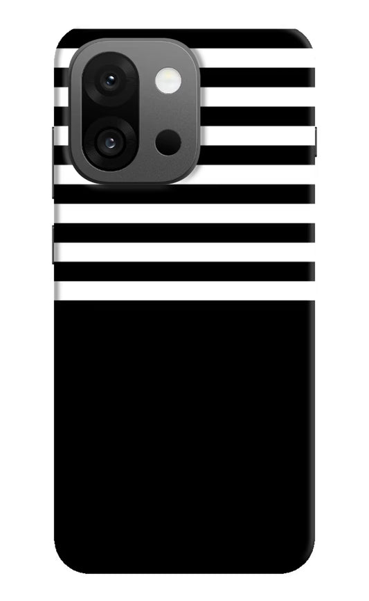Black and White Print OnePlus 13s Hard Case Back Cover by Casekaro