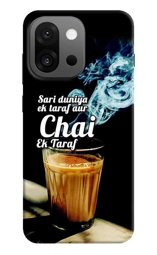 Chai Ek Taraf Quote OnePlus 13s Hard Case Back Cover by Casekaro