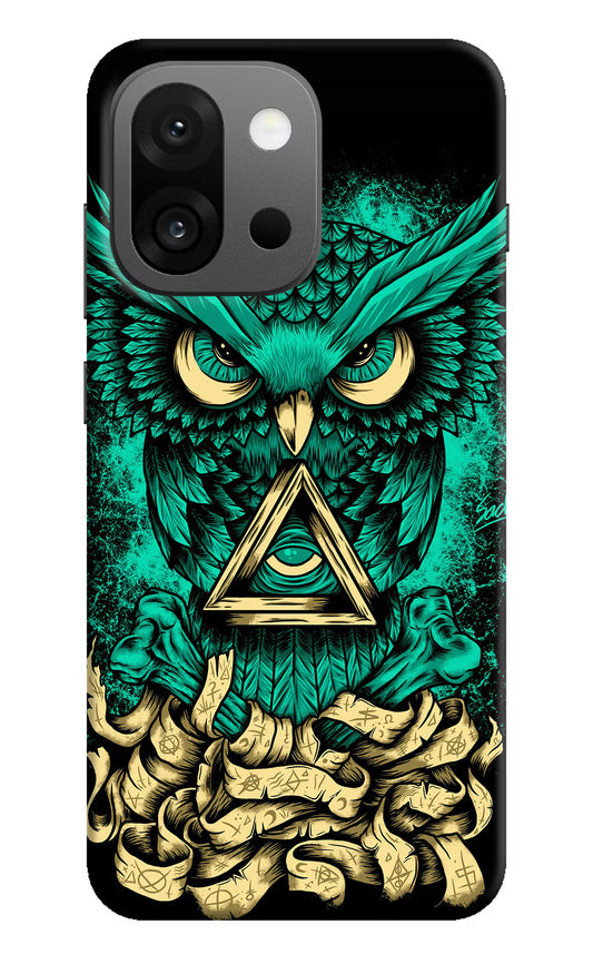 Green Owl OnePlus 13s Hard Case Back Cover by Casekaro
