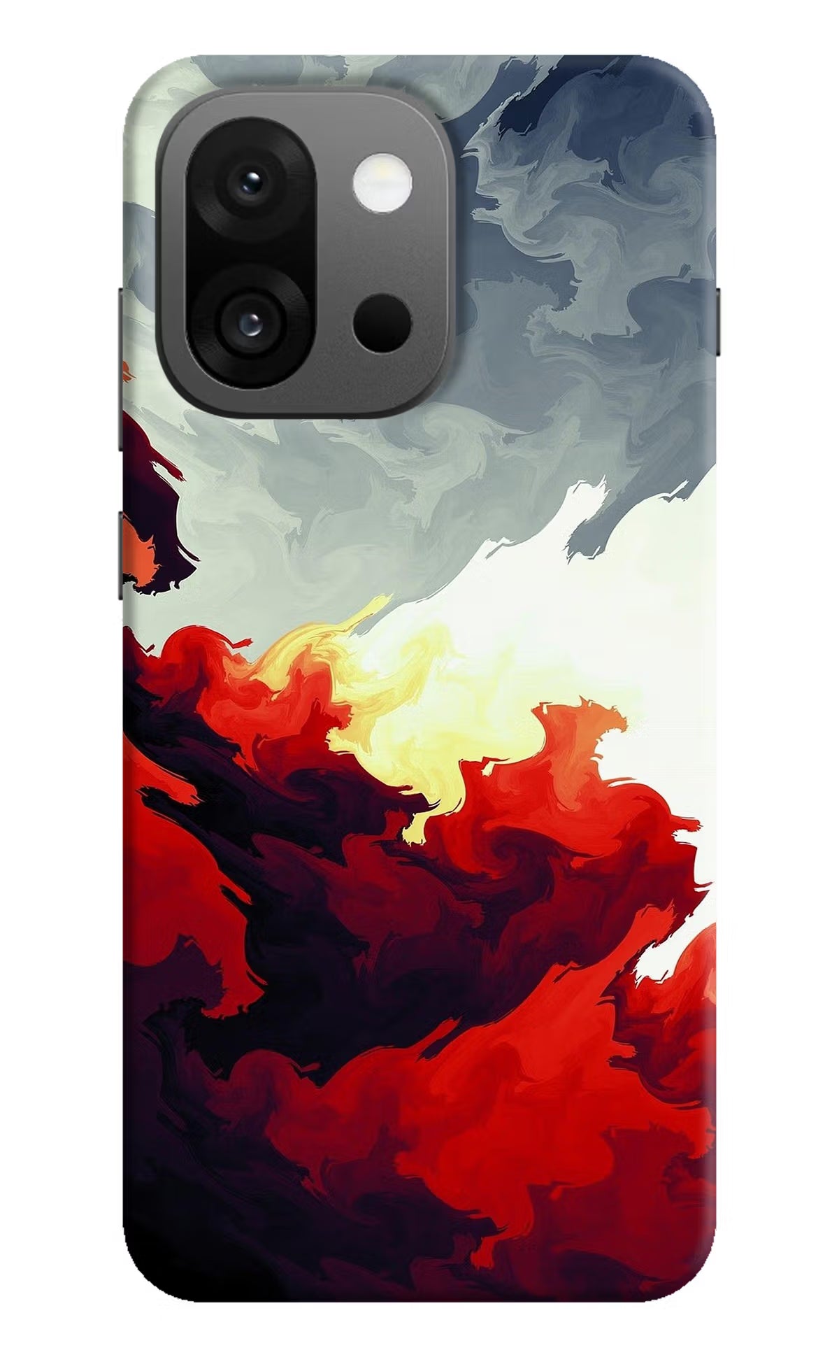 Fire Cloud OnePlus 13s Hard Case Back Cover by Casekaro