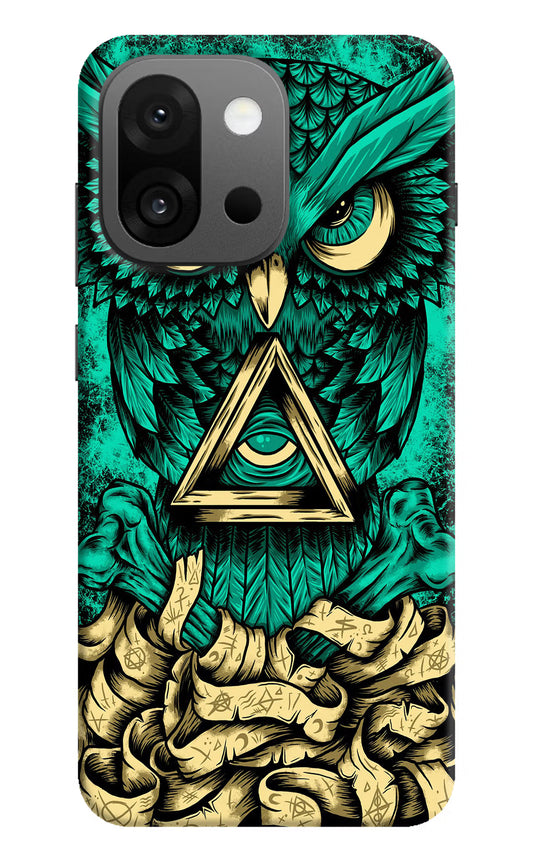 Green Owl OnePlus 13s Hard Case Back Cover by Casekaro