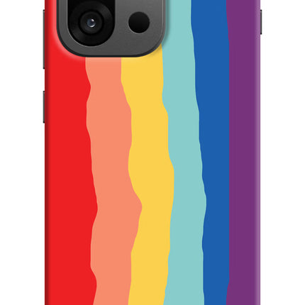 Rainbow OnePlus 13s Hard Case Back Cover by Casekaro
