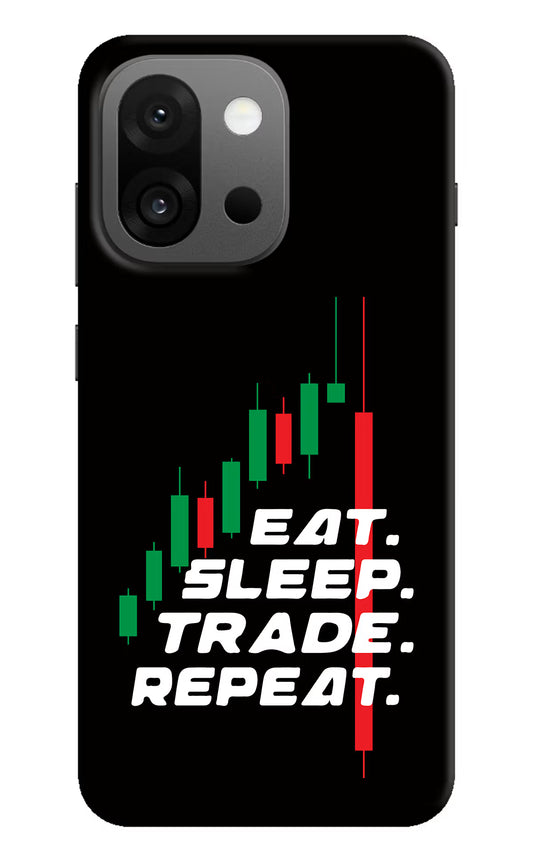 Eat Sleep Trade Repeat OnePlus 13s Hard Case Back Cover by Casekaro
