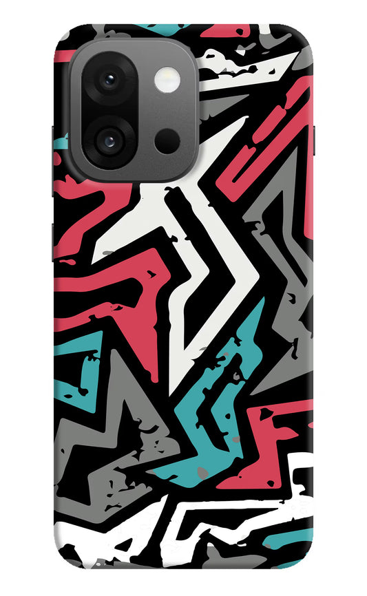 Geometric Graffiti OnePlus 13s Hard Case Back Cover by Casekaro