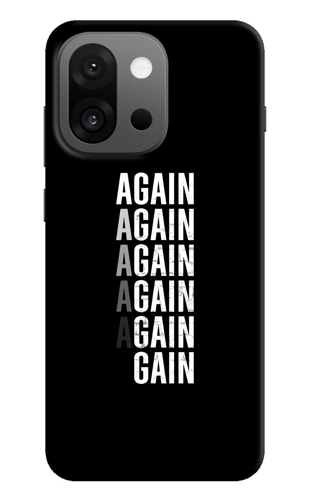 Again Again Gain OnePlus 13s Hard Case Back Cover by Casekaro
