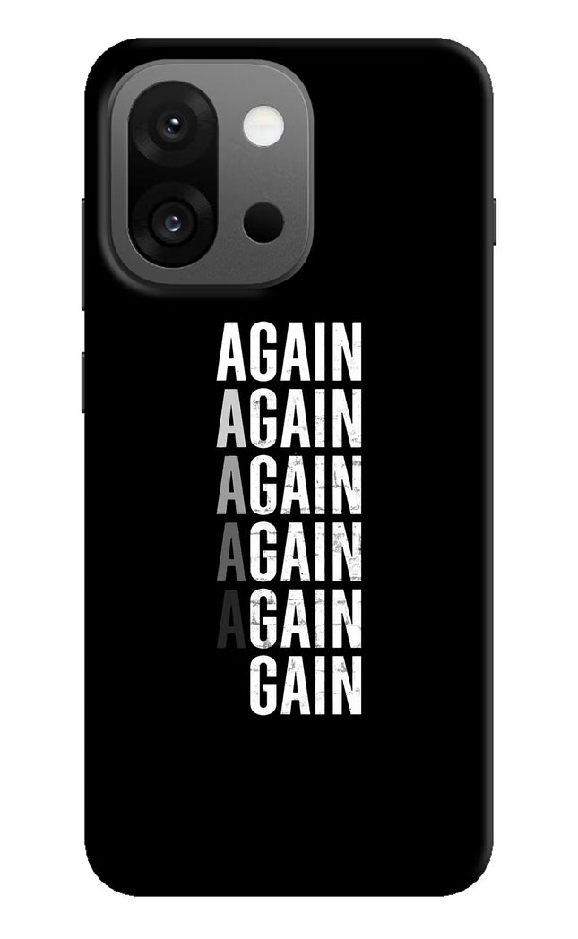 Again Again Gain OnePlus 13s Hard Case Back Cover by Casekaro