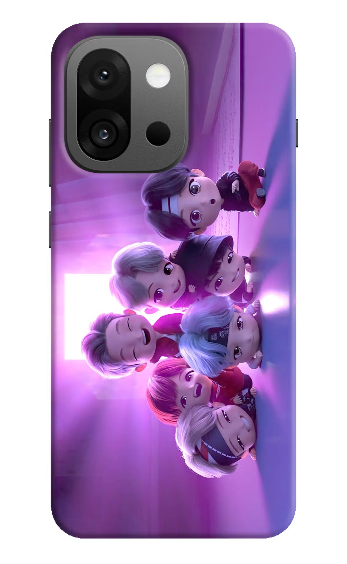 BTS Chibi OnePlus 13s Hard Case Back Cover by Casekaro