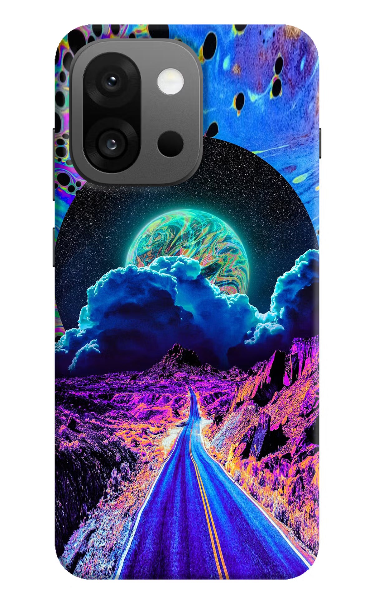 Psychedelic Painting OnePlus 13s Hard Case Back Cover by Casekaro