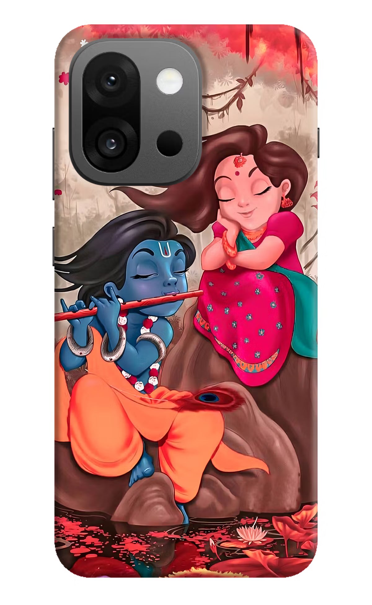 Radhe Krishna OnePlus 13s Hard Case Back Cover by Casekaro