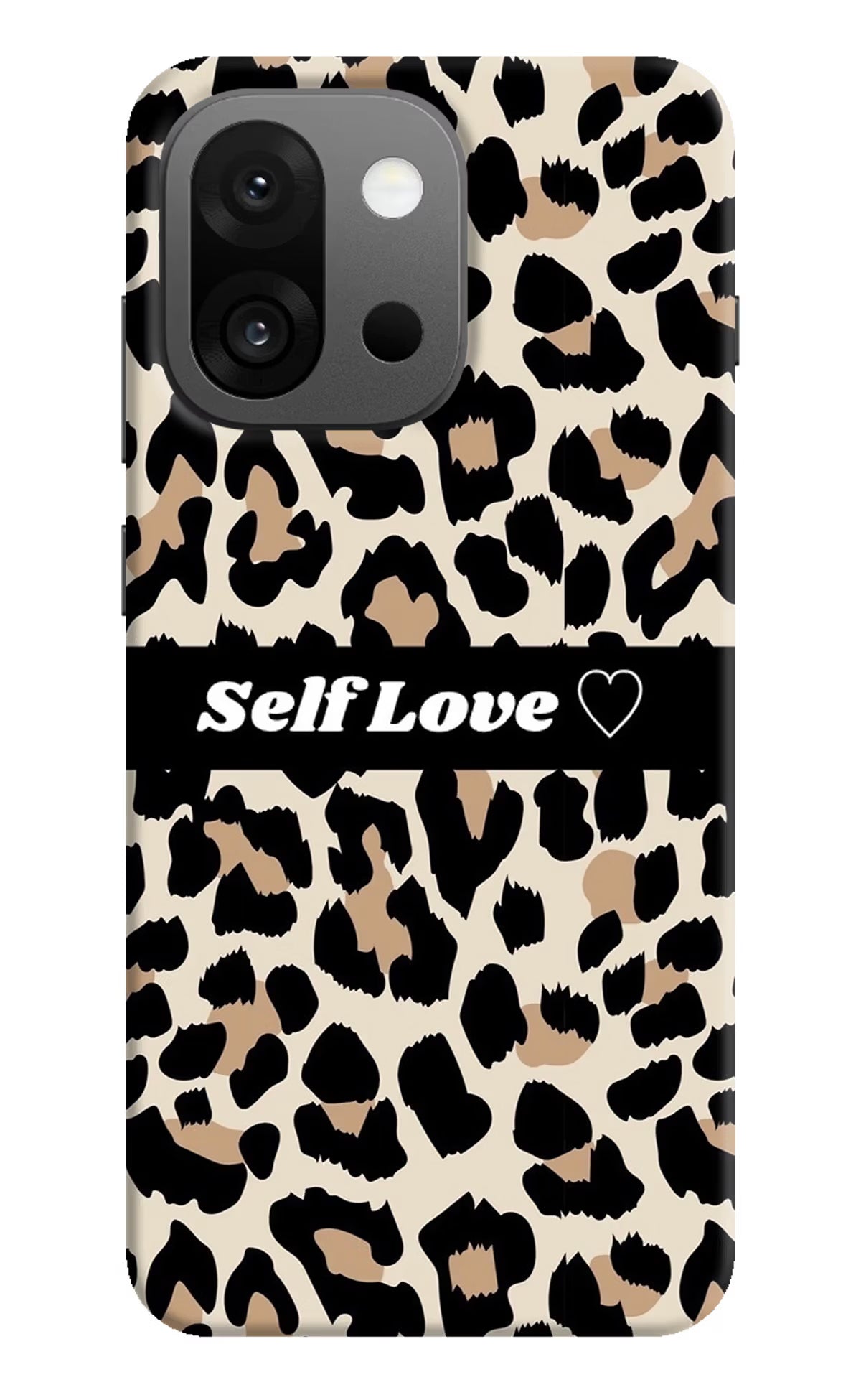 Leopard Print Self Love OnePlus 13s Hard Case Back Cover by Casekaro
