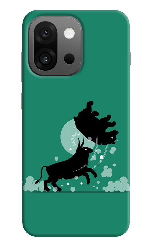 Bull Conqueror OnePlus 13s Hard Case Back Cover by Casekaro