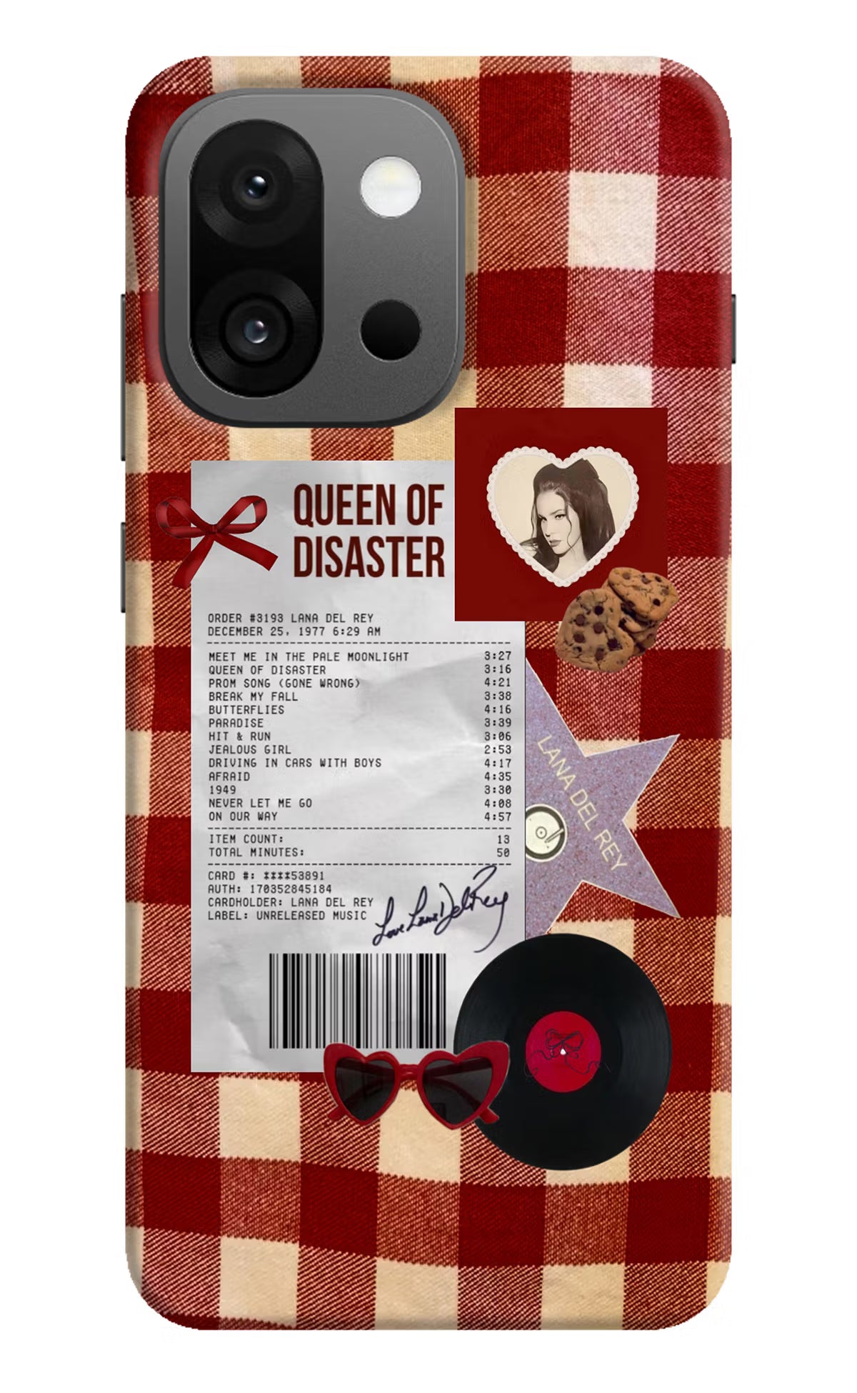 Queen of Disaster OnePlus 13s Hard Case Back Cover by Casekaro
