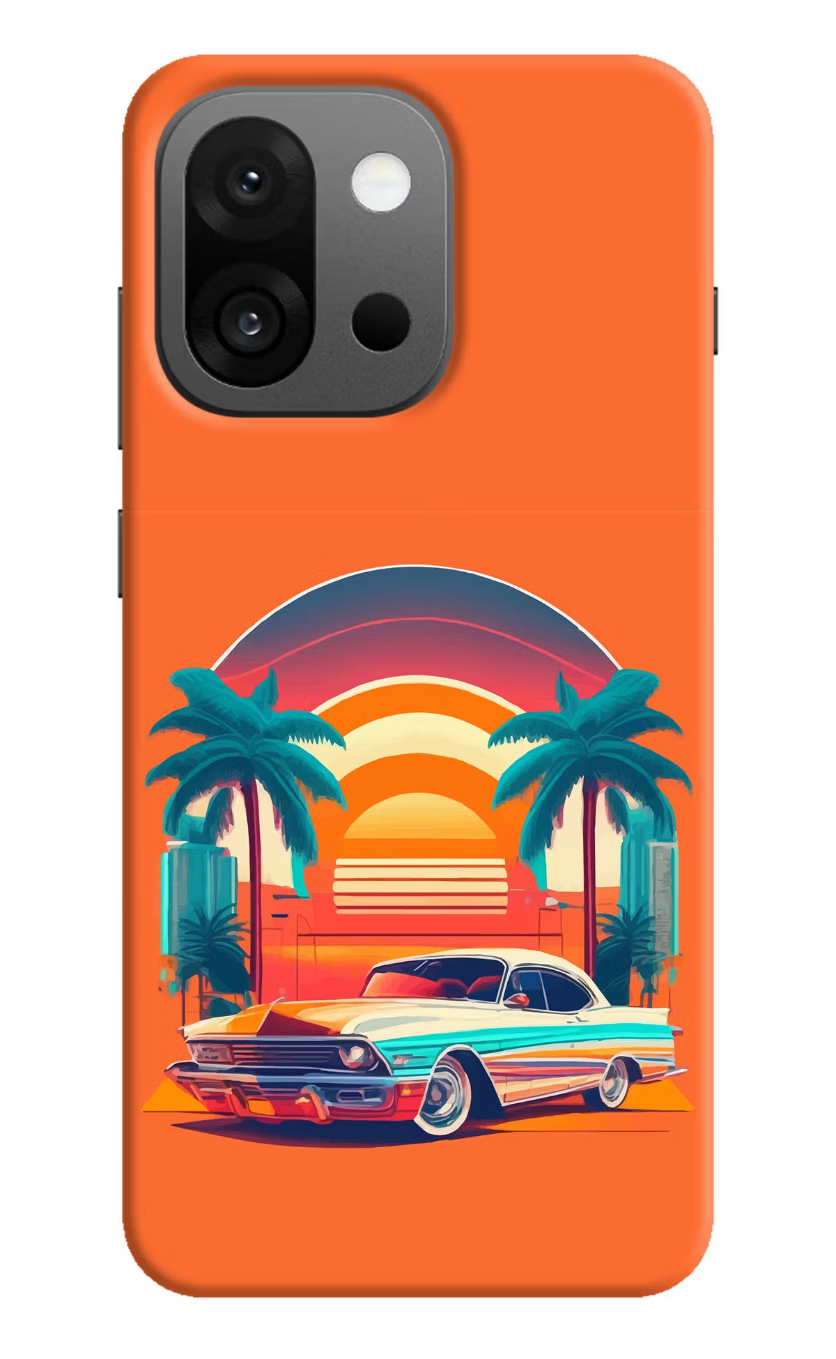 Palm Drive 80s OnePlus 13s Hard Case Back Cover by Casekaro