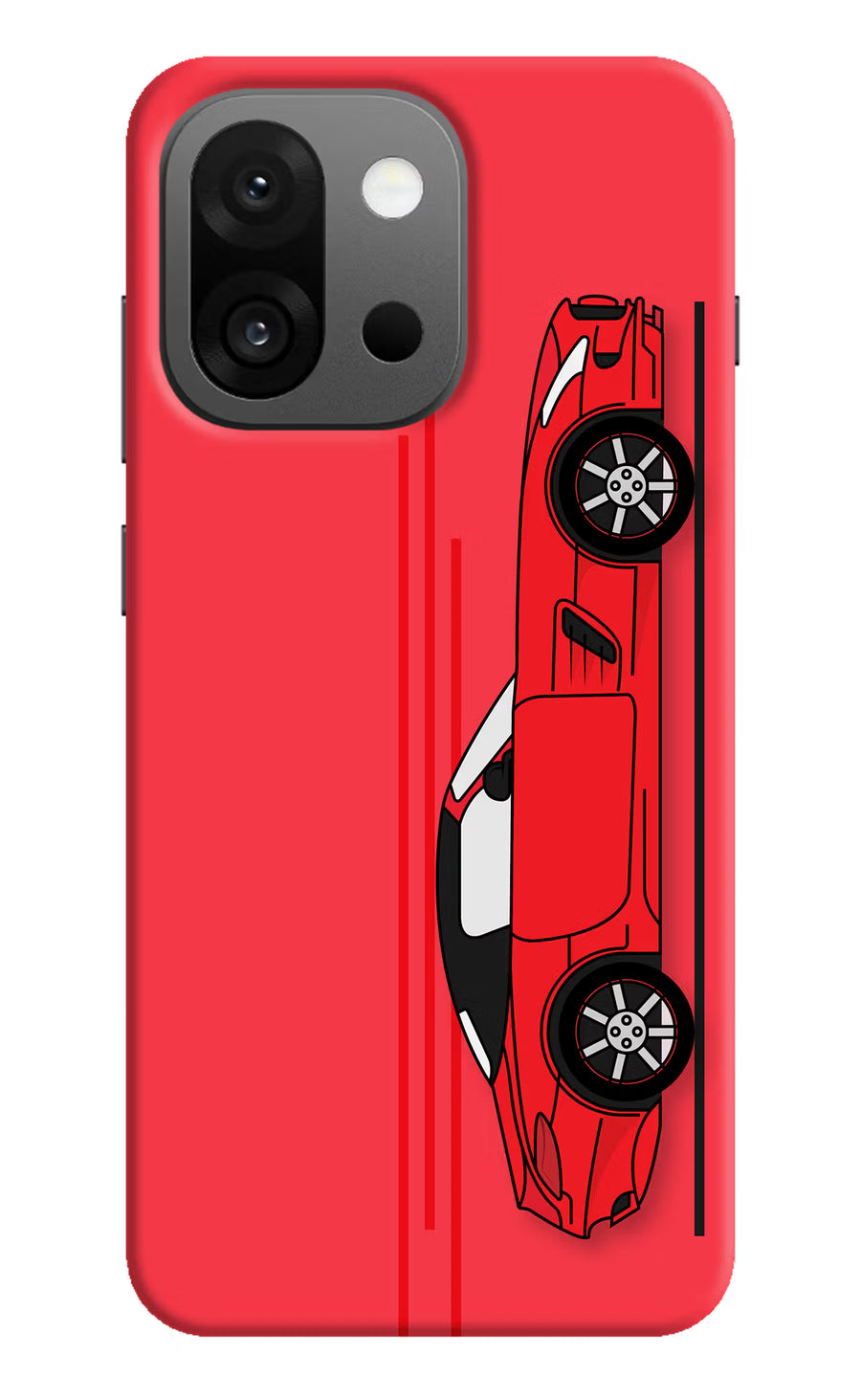 Red Velocity OnePlus 13s Back Cover, Hard case