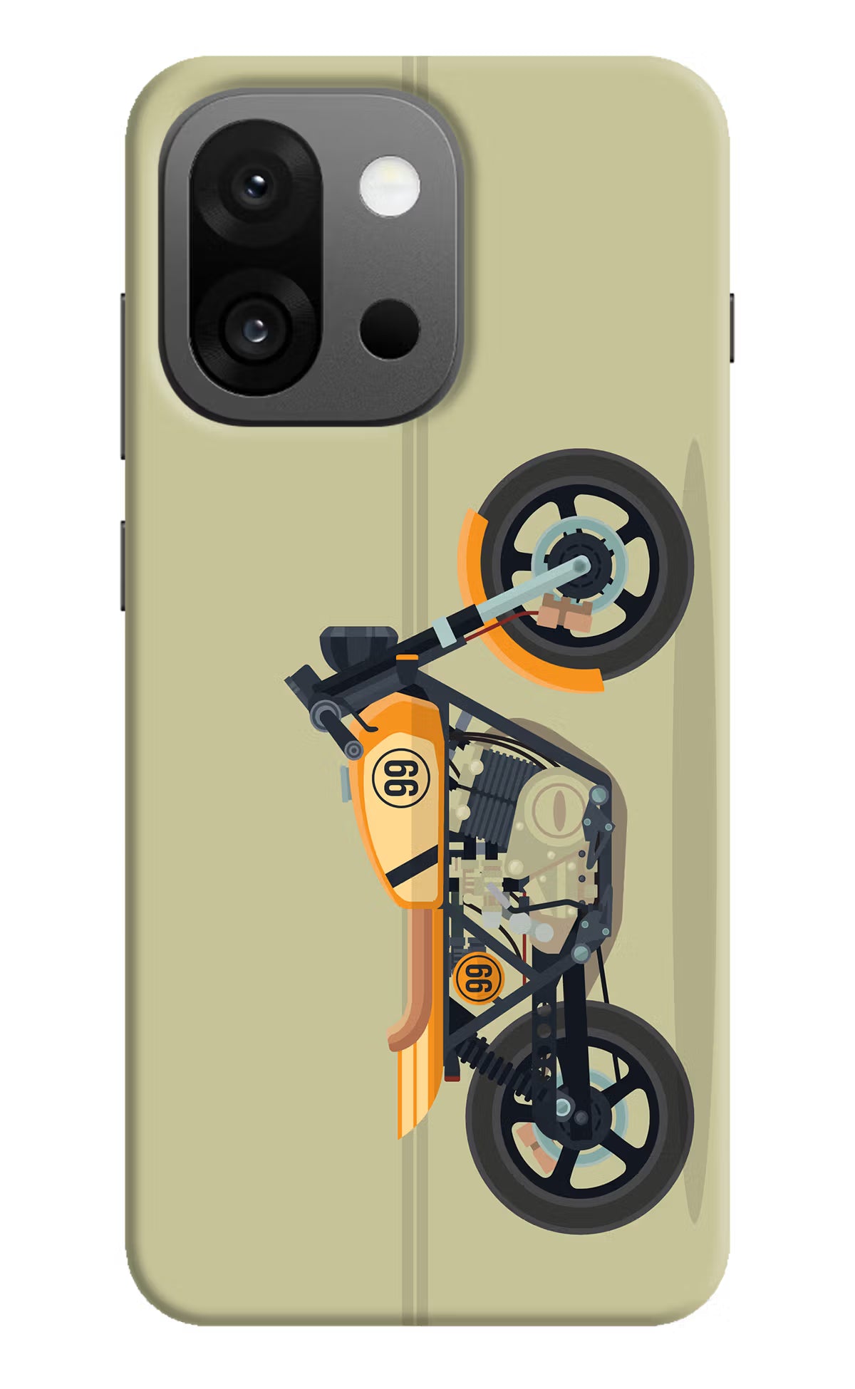 Vertical Speedster OnePlus 13s Hard Case Back Cover by Casekaro