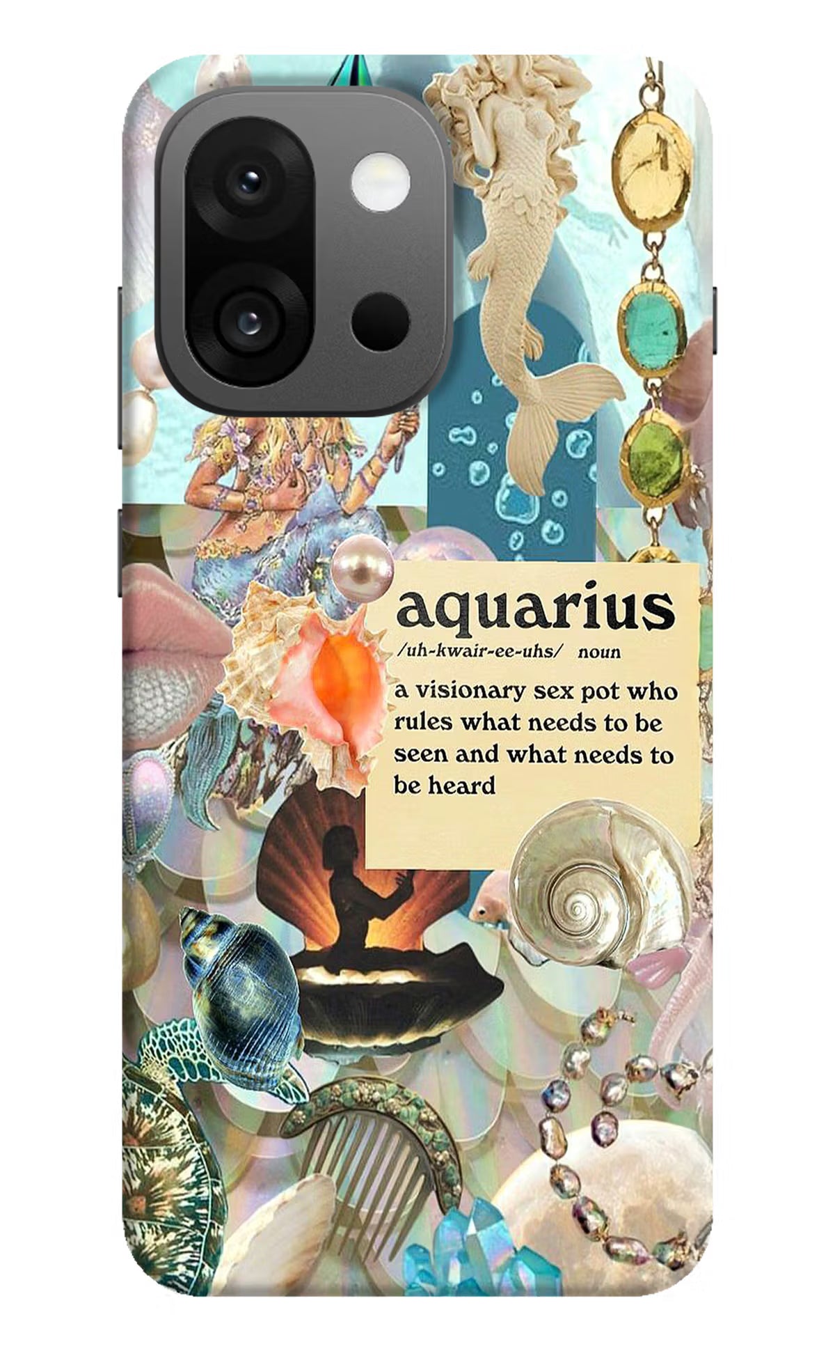 Aquarius Zodiac OnePlus 13s Hard Case Back Cover by Casekaro