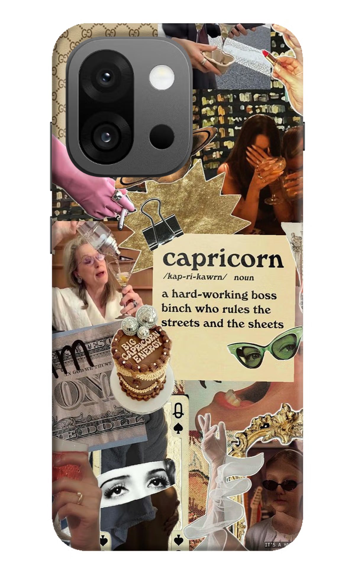 Capricorn Zodiac OnePlus 13s Hard Case Back Cover by Casekaro
