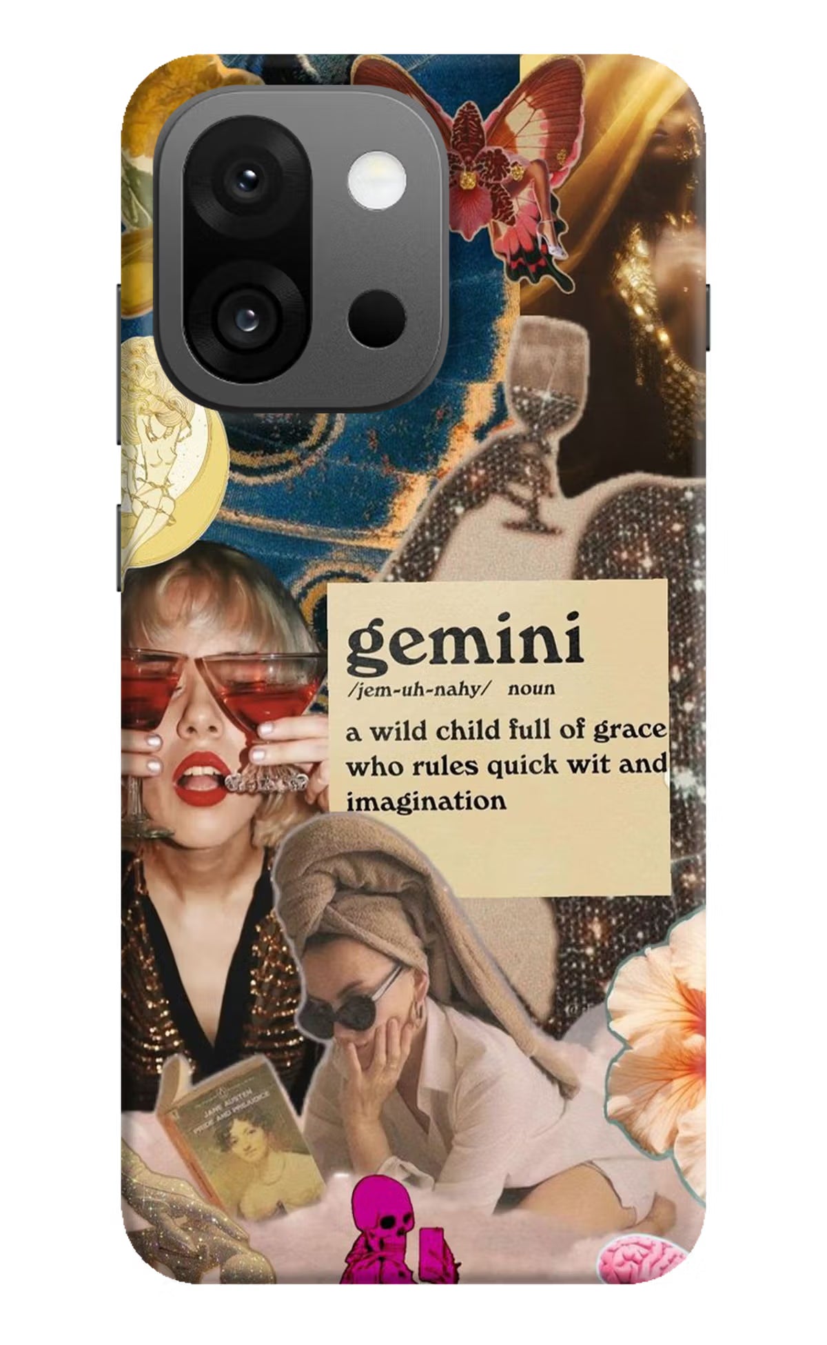 Gemini Zodiac OnePlus 13s Hard Case Back Cover by Casekaro