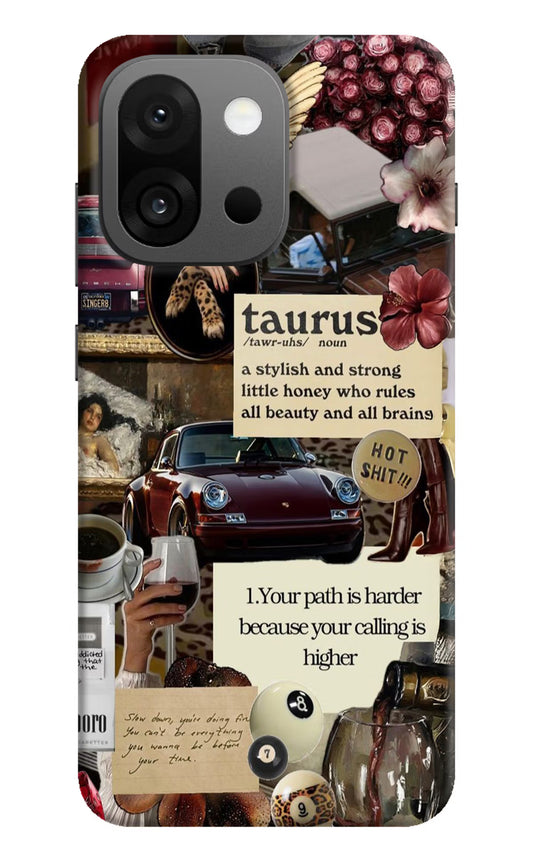 Taurus Zodiac OnePlus 13s Hard Case Back Cover by Casekaro