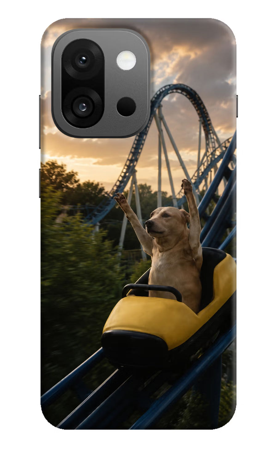 Rollercoaster Dog OnePlus 13s Back Cover, Hard case