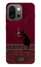 Midnight Cat OnePlus 13s Hard Case Back Cover by Casekaro