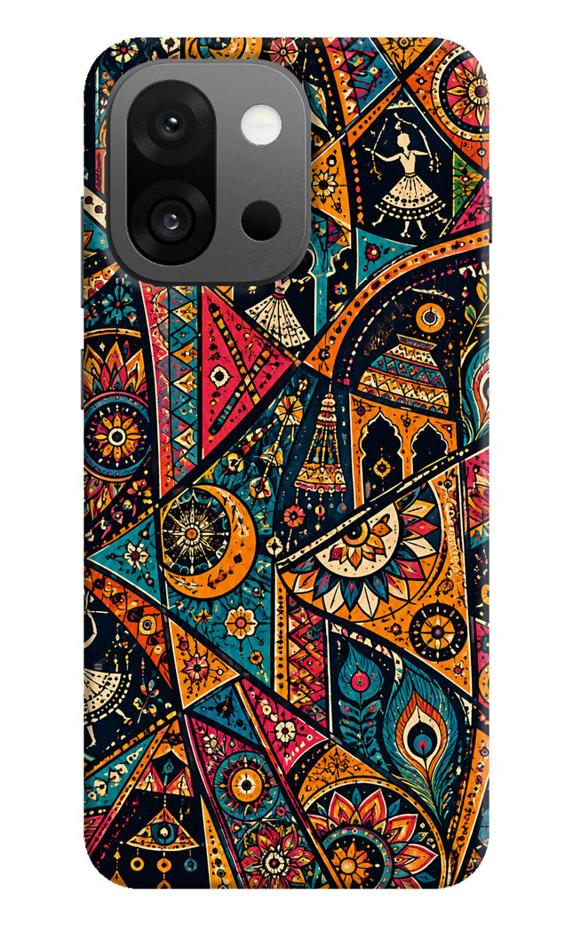 Folk Print OnePlus 13s Hard Case Back Cover by Casekaro