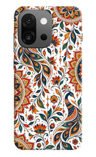 White Mayura OnePlus 13s Hard Case Back Cover by Casekaro