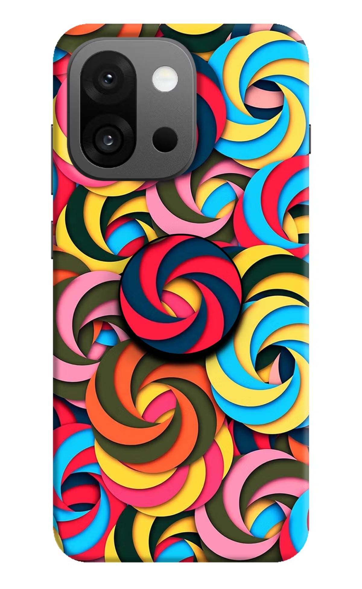 Spiral Pattern OnePlus 13s Pop Case by Casekaro