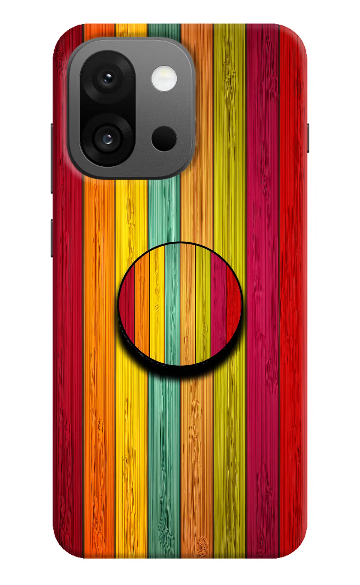 Multicolor Wooden OnePlus 13s Pop Case by Casekaro